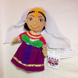 Vintage Disney Parks Disneyland it's a small world India Girl Bean Bag Plush